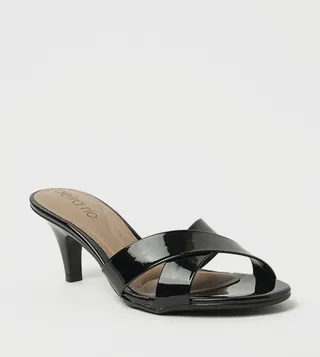 REMI Criss-Cross Strap Heeled Sandals