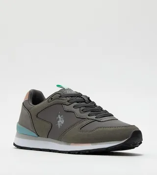 MONO Logo Detail Lace-Up Sneakers