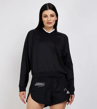 Logo Detail Long Sleeves Sweatshirt