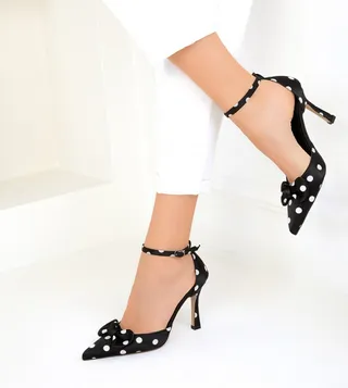 Polka Dots D'Orsay Pumps