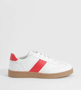 Gum Sole Striped Lace-Up Sneakers