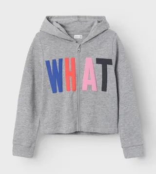 Typography Printed Hooded Sweatshirt