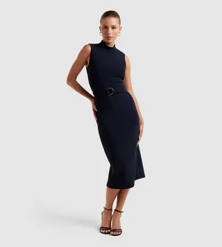 SCARLETT Mock Neck Bodycon Dress