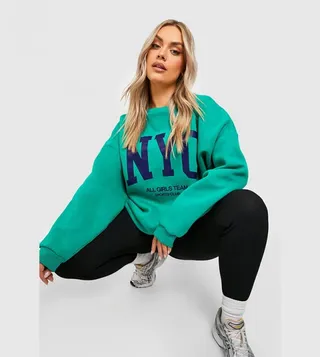 NYC Varsity Oversized Sweatshirt