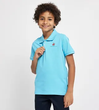 Logo Embroidered Short Sleeves Polo T-Shirt
