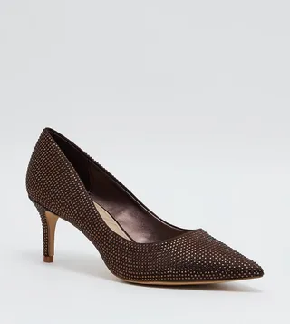 STESSYLOW Embellished Pointed Toe Pumps 