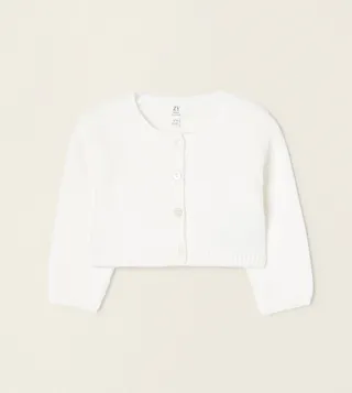 Long Sleeves Cotton Bolero Cardigan