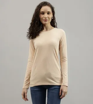 Solid Crew Neck T-Shirt