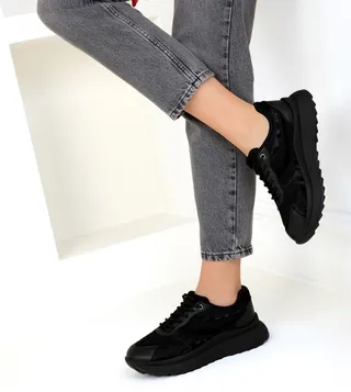 Lace-Up Chunky Sneakers