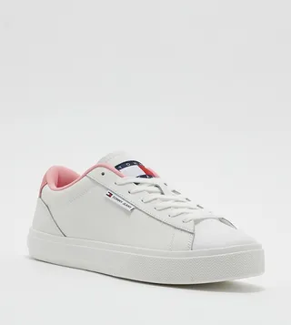 Logo Detail Lace Up Cupsole Sneakers