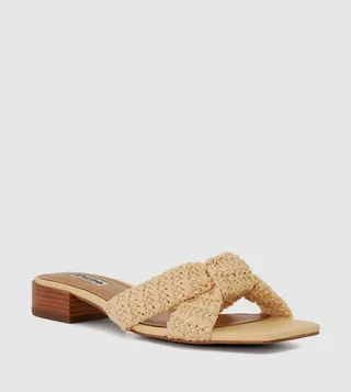 LAIZE Open Toe Flat Sandals