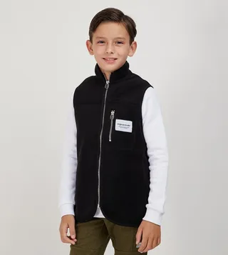 Zippered Fleece Gilet