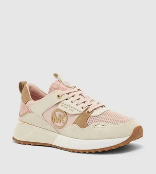 THEO Logo Detail Lace Up Sneakers