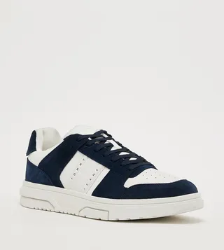 Brooklyn Logo Printed Lace-Up Sneakers