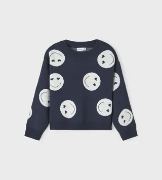 Patterned Long Sleeves Sweater
