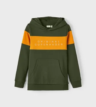 Color Block Long Sleeves Hoodie