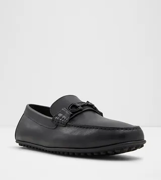SCUDERIIA Metal Accent Loafers