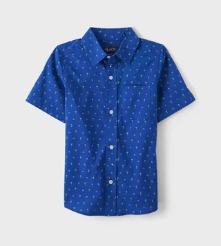 Printed Pocket Detail Shirt