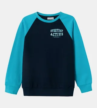 Color Block Long Sleeves Sweatshirt