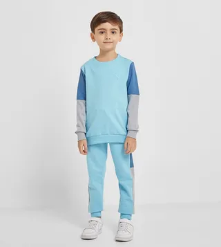 Color Block Long Sleeves Sweatsuit
