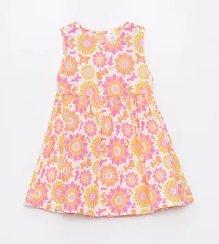 Printed Sleeveless Dress