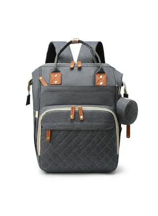 Stylish Multi-Functional Waterproof Baby Large Capacity Durable Travel Diaper Bag 