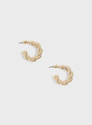 Braided Hoop Earrings