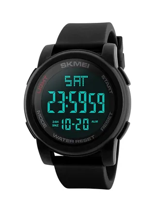 Men's Digital Watch 1257 - 50 mm - Black 