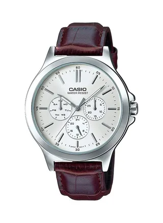 Men's Enticer Analog Watch MTP-V300L-7AUDF - 47 mm - Brown 