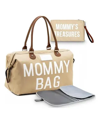 Maternity Labor and Delivery Bag - Mommy Diaper Tote Bag with Organizing Pouches and Straps, Stylish and Multifunctional 