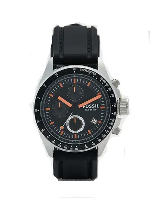 Men's Chronograph Round Shape Silicone Wrist Watch CH2647 - 44 Mm 