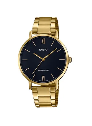 Stainless Steel Analog Wrist Watch LTP-VT01G-1BUDF - 34 mm - Gold 
