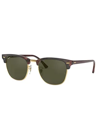 UV Protection Clubmaster Sunglasses - RB3016 W0366 - Lens Size: 51 mm - Brown 