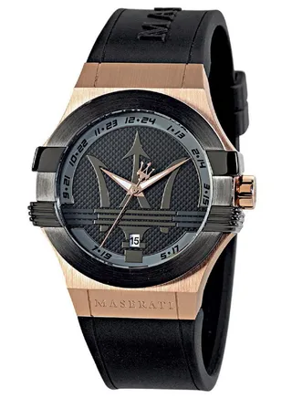 Maserati Potenza Analog Quartz Black Watch R8851108002 