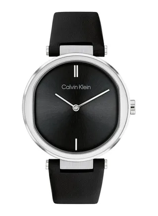Women Analog Round Shape Leather Wrist Watch 25200255 36 mm 