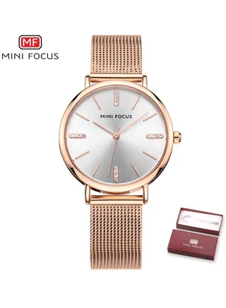 Women's Fashion Stainless Steel Quartz Watch 