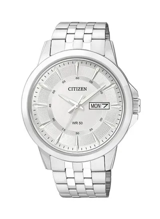 Men's Analog Quartz Silver Stainless Steel Band Watch BF2011-51A - 41mm 