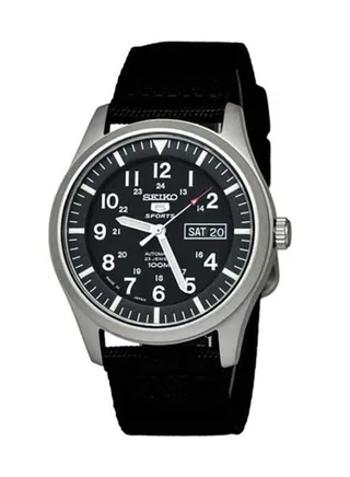 Men's Black Dial Japan Made Automatic Wrist Watch SNZG15J1 - 42mm 