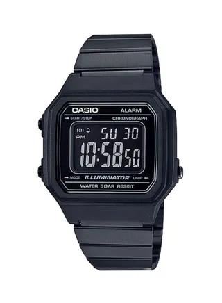 Water Resistant Digital Watch B650WB-1BDF  Black 