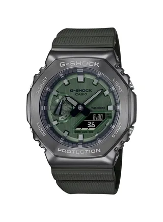 G-Shock Analog-Digital Silicone Strap Water Resistant Watch GM-2100B-3ADR 