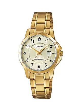 Women's Stainless Steel Quartz Analog Watch LTP-V004G-9BUDF - 30 mm - Gold 