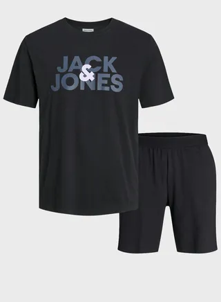Logo Crew Neck T-Shirt & Shorts Set