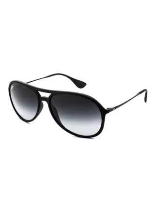 men Alex Aviator Sunglasses - RB4201F - Lens Size: 59 mm - Black 