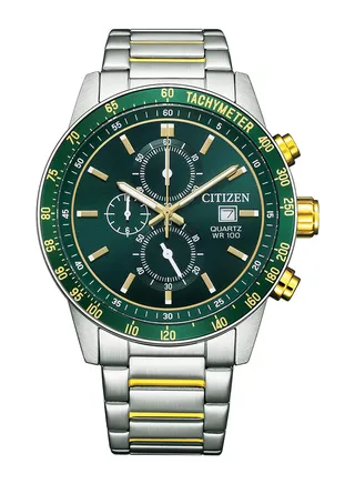 Men's Analog Round Shape Stainless Steel Wrist Watch AN3689-55X - 44 Mm 