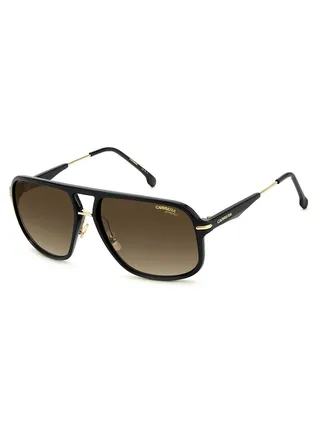 Men's UV Protection Rectangular Sunglasses - Carrera 296/S Black Millimeter - Lens Size: 60 Mm 