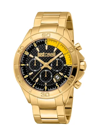 Men's Round Shape Stainless Steel Wrist Watch JC1G261M0265 - 45 Mm 