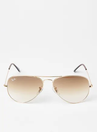 Men's Aviator Sunglasses - 0RB3025 - Lens Size: 58 mm - Gold 
