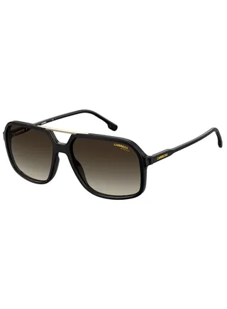 Unisex Rectangular Sunglasses CARRERA 229/S BLACKBRWN 59 