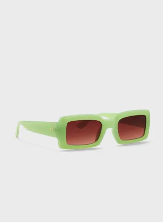 Rectangular Len Sunglasses