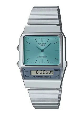 Analog-Digital Stainless Steel Watch 